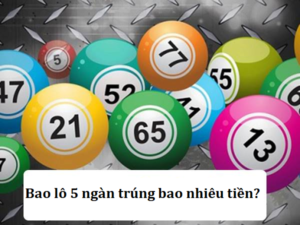 Bao lô 5 ngàn trúng bao nhiêu tiền được nhiều người chơi quan tâm